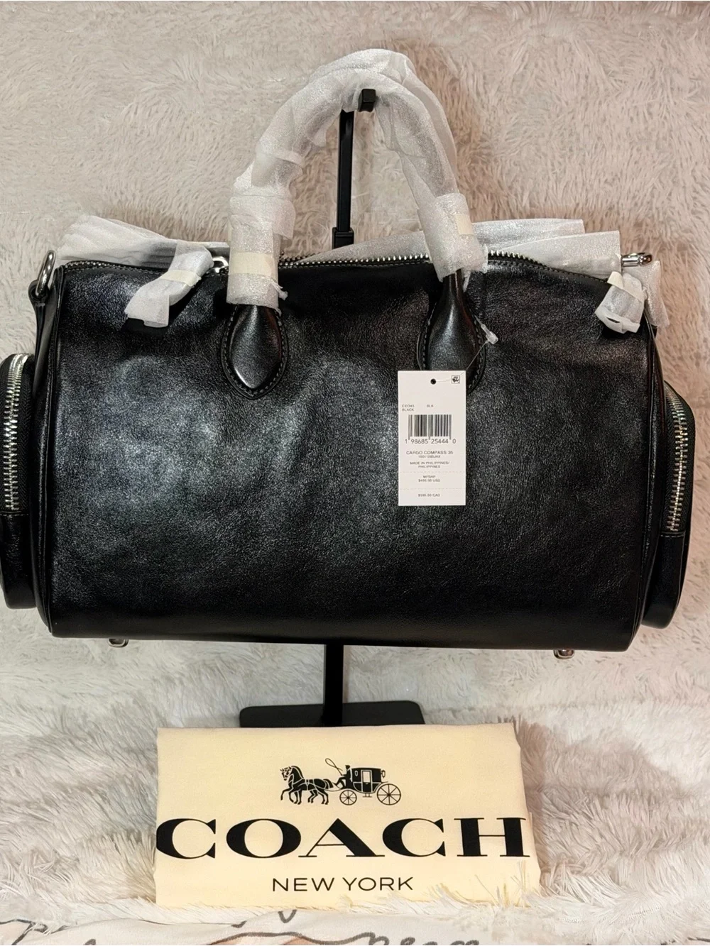 Coach Compass Bag 35 With Pockets NWT